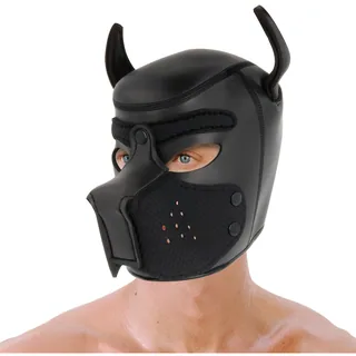 Masque Chien Néoprène Darkness - avec sa base