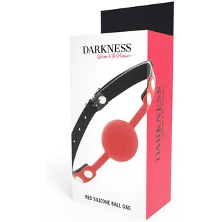 Bâillon en Silicone Darkness - détail de la texture