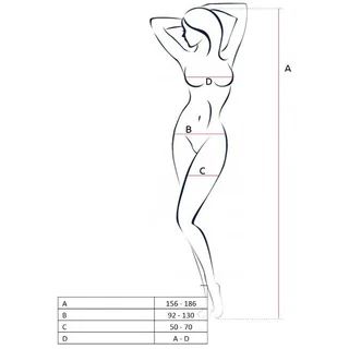 Bodystocking femme rouge Passion - vue de profil