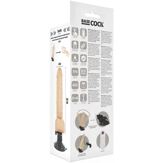Vibromasseur réaliste silicone beige télécommande, autre vue 5