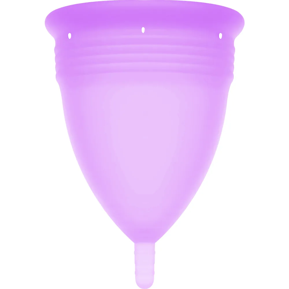Coupe menstruelle silicone rose, 2 tailles, autre vue 4
