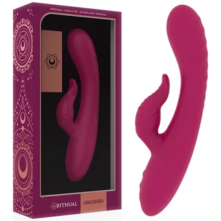 Vibromasseur rabbit Anusara Double Moteur Rechargeable Rithual - Fuchsia