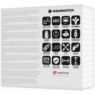 Œuf Vibrant Watchme Wearwatch - vue de dos - Fuchsia / Rose
