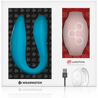 Vibrateur Watchme Clair Double Wearwatch - accessoires fournis - Rose