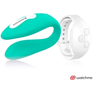 Vibromasseur Vibrateur Watchme Clair Double Wearwatch - Turquoise