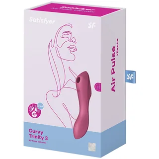 Satisfyer Curvy rouge, vue de dos