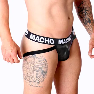 Macho Lingerie Jock Cuir Macho - vue de dos