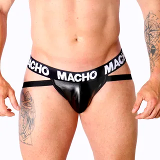 Macho Lingerie Jock Cuir Macho - avec sa base