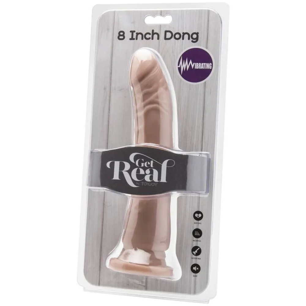 Dildo réaliste en silicone chair avec veines en relief, base plate, accompagné d'une télécommande noire filaire sur fond blanc