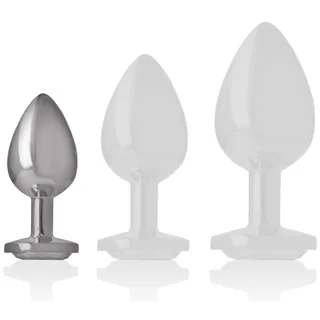 Plug Anal Métal Aluminium Intense - avec son échelle de taille