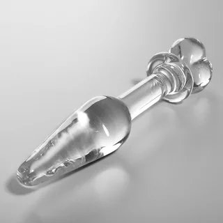 Plug anal verre transparent borosilicate, autre vue 3