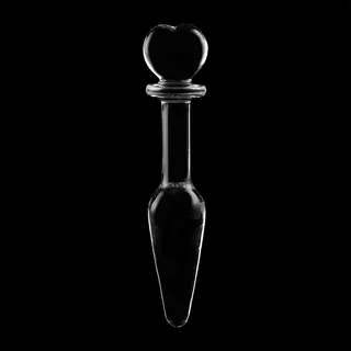 Plug anal verre transparent borosilicate, autre vue 5