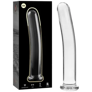 Gode verre borosilicate transparent, forme allongée, coloris Transparent, autre vue 6