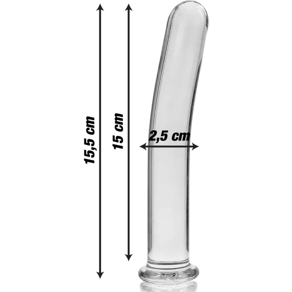 Gode Verre Borosilicate modèle 9 Nebula Series By Ibiza - Transparent