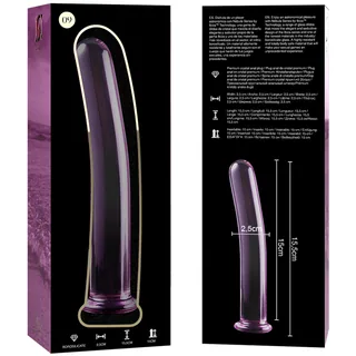 Gode Verre Borosilicate modèle 9 Nebula Series By Ibiza - vue de dos