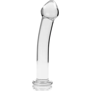 Gode en Verre clair Nebula Series By Ibiza - vue de profil - Transparent