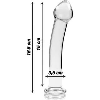 Gode en Verre clair Nebula Series By Ibiza - avec sa base - Transparent