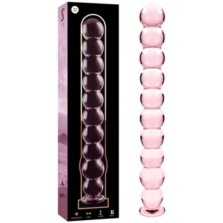 Gode en Verre Borosilicate modèle 22 Nebula Series By Ibiza - avec son échelle de taille