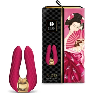 Shunga Aiko fuchsia devant sa boîte