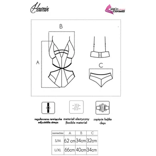 Body Hawain Livco Corsetti Fashion - détail de la texture