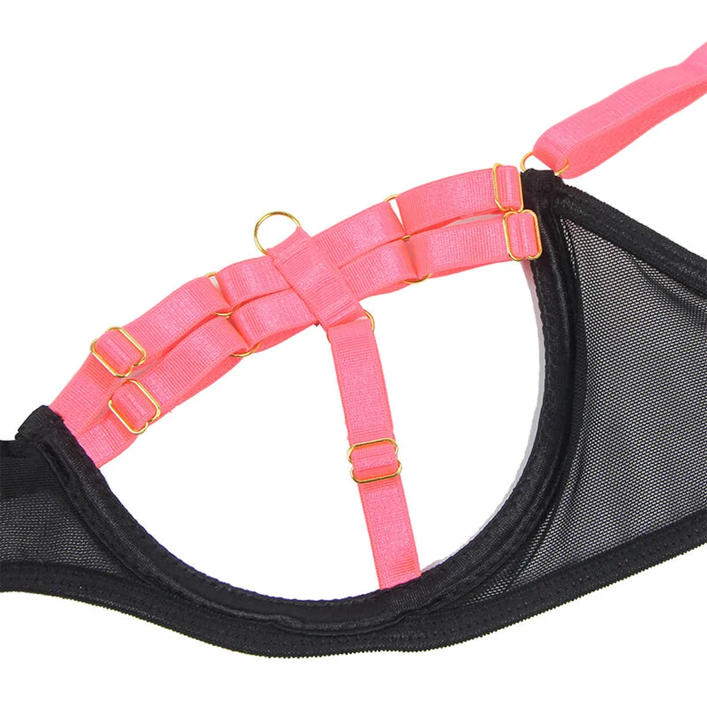 Ensemble Soutien-gorge Collier Détails Subblime