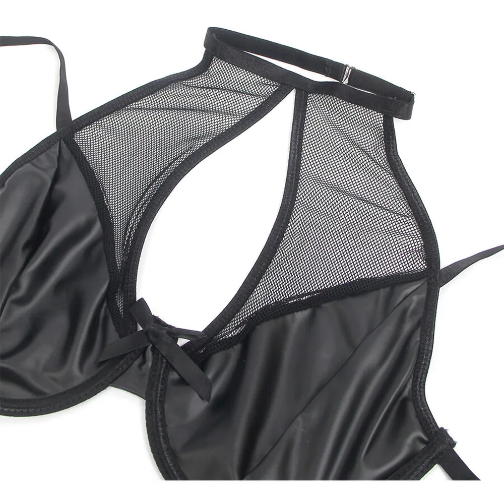 Ensemble Soutien-gorge et Jupe en Cuir Subblime