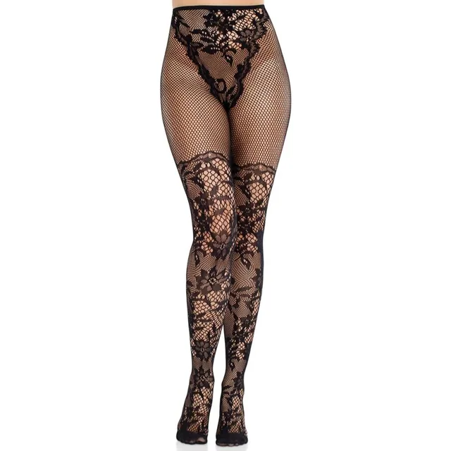 Bas Dentelle Dahlia Détail