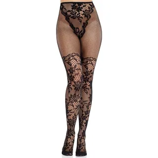 Bas Dentelle Dahlia Détail Leg Avenue