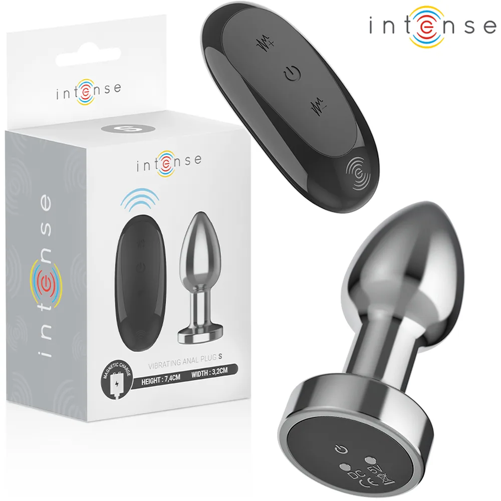Plug anal en métal argenté, forme de goutte pointue, base large et aplatie, schéma de dimensions indiquant 74 mm de hauteur totale et 27,5 mm de largeur maximale