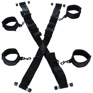 Menottes érotiques Scandal Over the Door Cross CalExotics