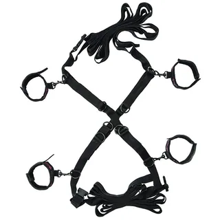 Menottes érotiques Scandal Croix de Lit CalExotics