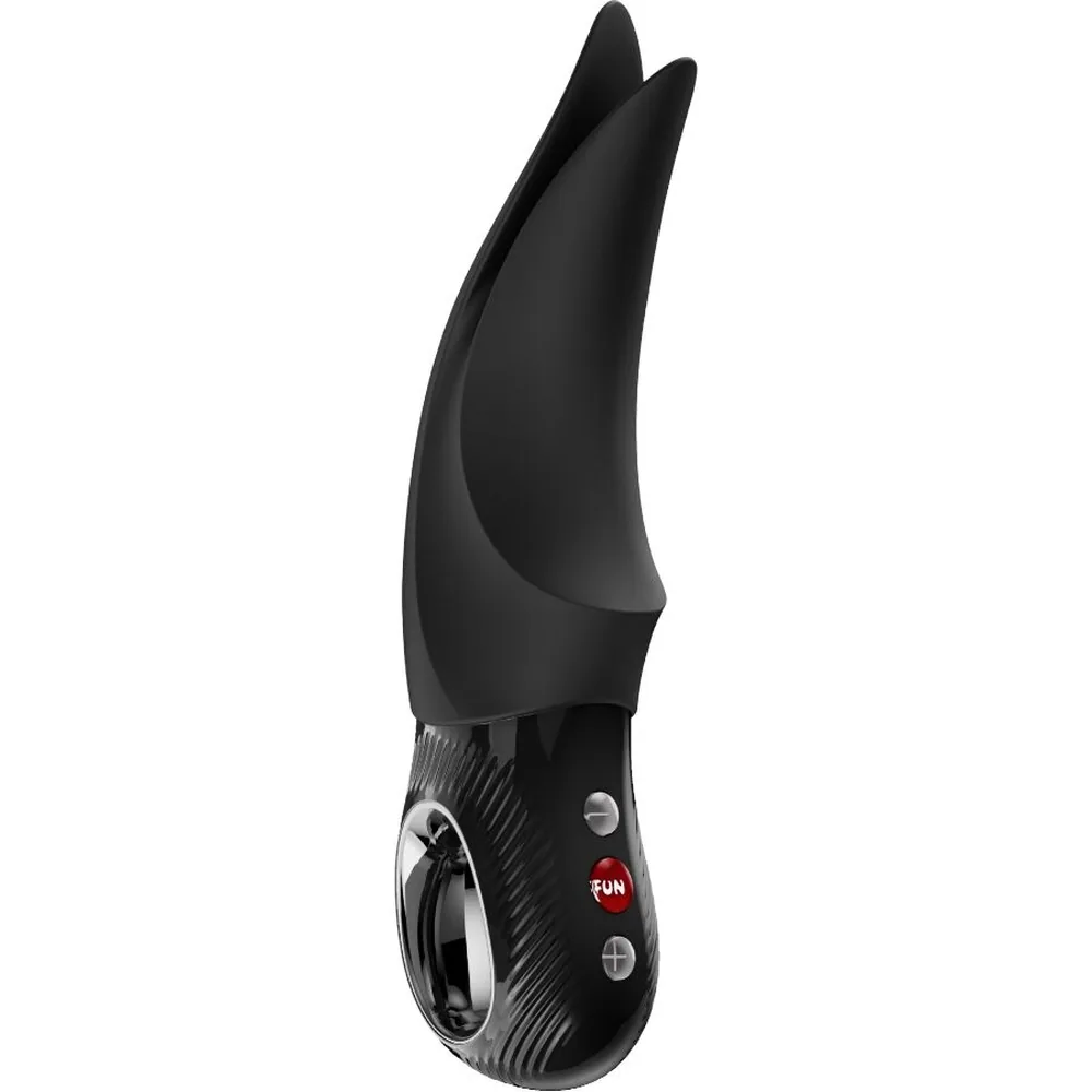 Stimulateur clitoridien noir rechargeable, 6 modes, autre vue 3