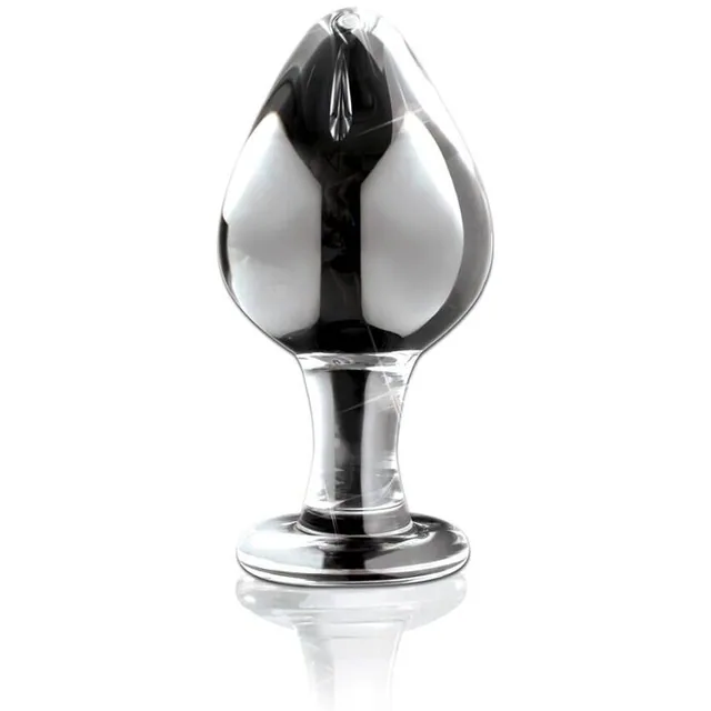 Plug anal Masseur Verre N°25 cm