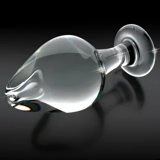 Plug anal Masseur Verre N°25 cm Icicles vue 4