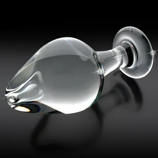 Plug anal Masseur Verre N°25 cm Icicles vue 6