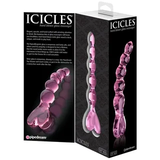 Masseur en Verre n°43 Icicles - avec sa base