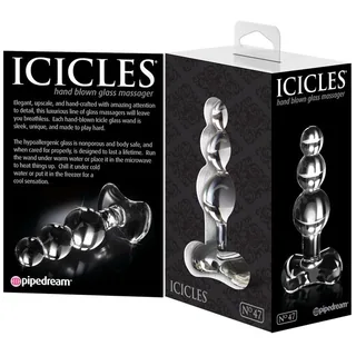 Plug anal Masseur Cristal N°47 cm Icicles vue 7
