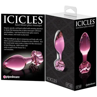 Plug anal Masseur Cristal N°48 cm Icicles vue 7