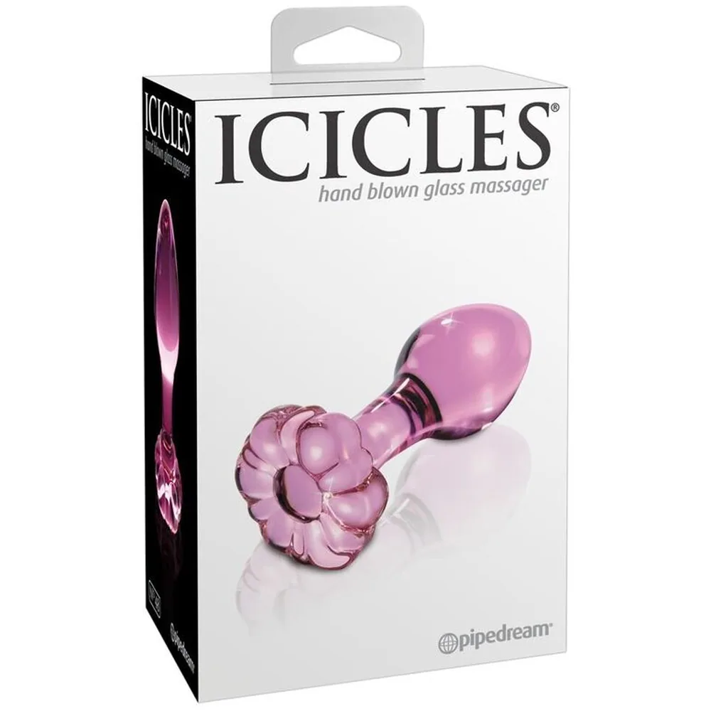 Plug anal Masseur Cristal N°48 cm Icicles vue 4
