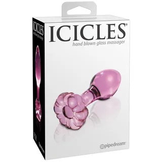 Plug anal Masseur Cristal N°48 cm Icicles